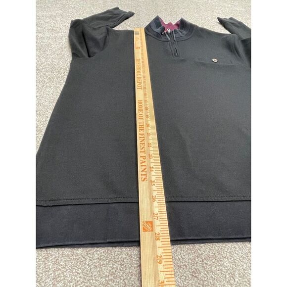 Ted baker quarter zip pullover sweater Mens sz 5 black long sleeve sweater - Picture 6 of 12